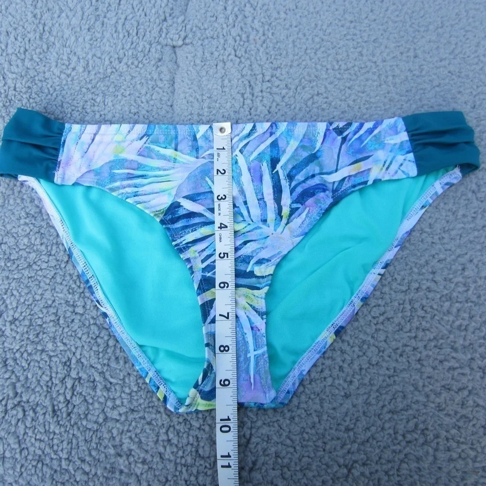 Title Nine Bikini Swim Bottom Womens XL Multi Color Fully Lined‎ Beach Vacation